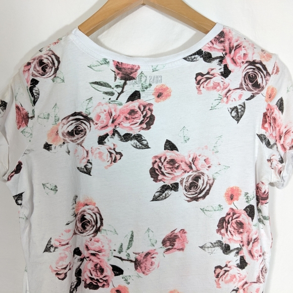 Guns N' Roses Rose Print T-shirt - Picture 4 of 5